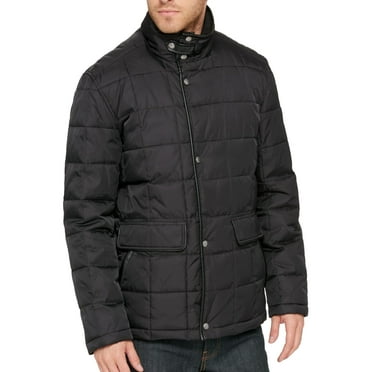 Nautica Mens Brushed Harringbone Jacket with Removable Hood Nautica Mens Brushed Harringbone Jacket with Removable Hood